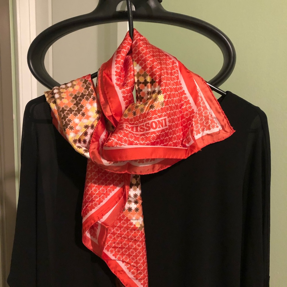 Authentic New Missoni silk scarf- made in Italy